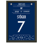 Bochum's Sturm zum Klassenerhalt 2023 A4-21x29.7-cm-8x12-Schwarzer-Aluminiumrahmen