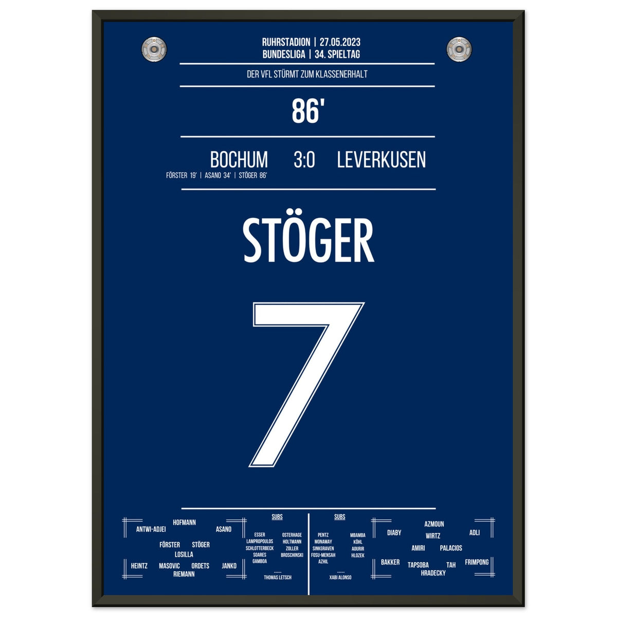 Bochum's Sturm to stay in the league in 2023