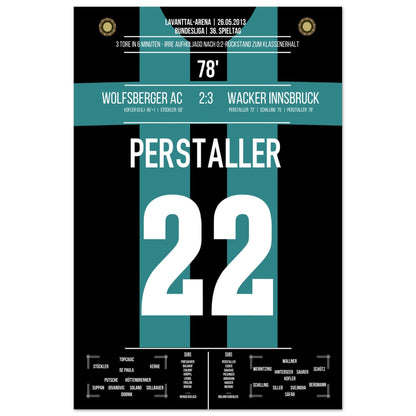 Innsbruck's wilde Aufholjagd zum Klassenerhalt 2013 60x90-cm-24x36-Ohne-Rahmen